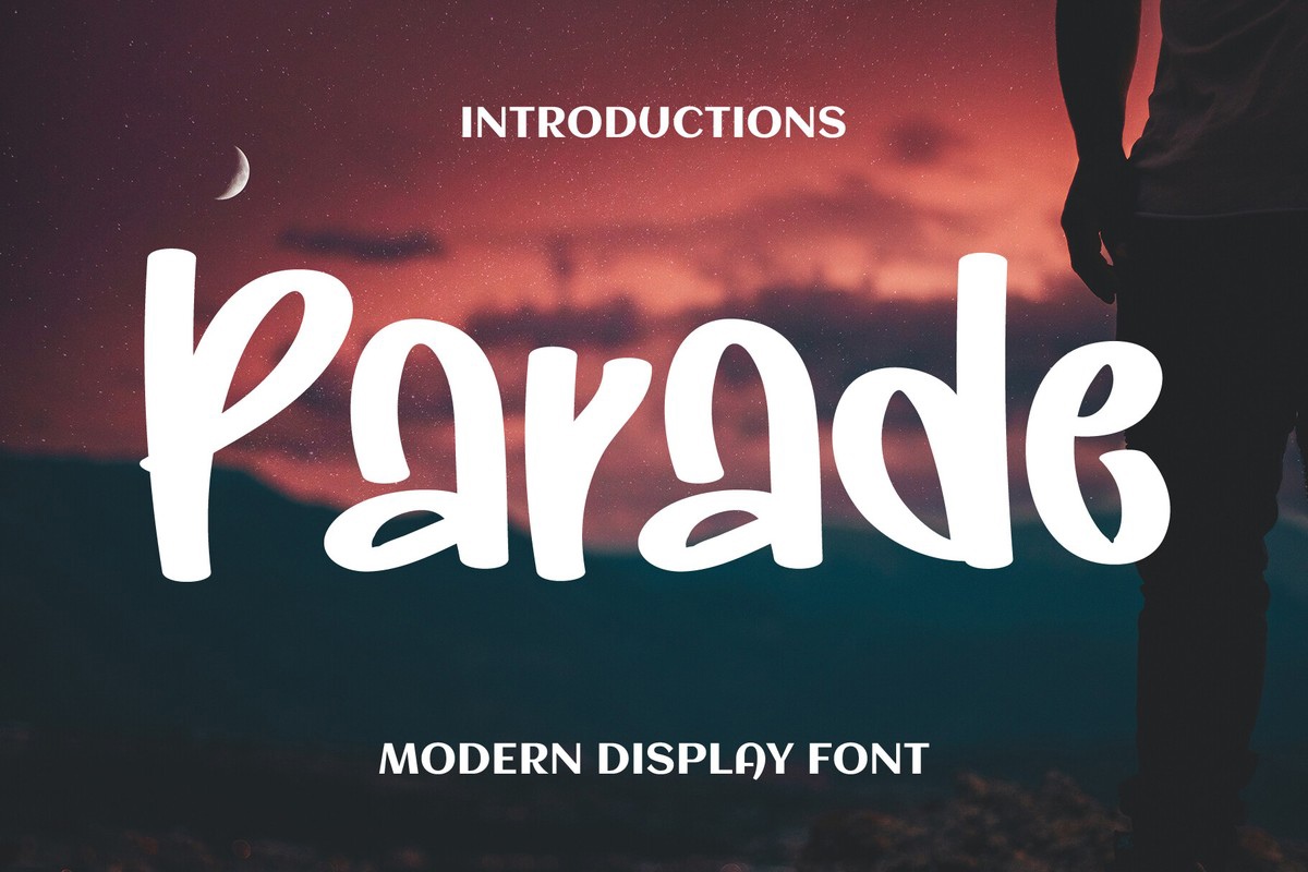 Schriftart Parade