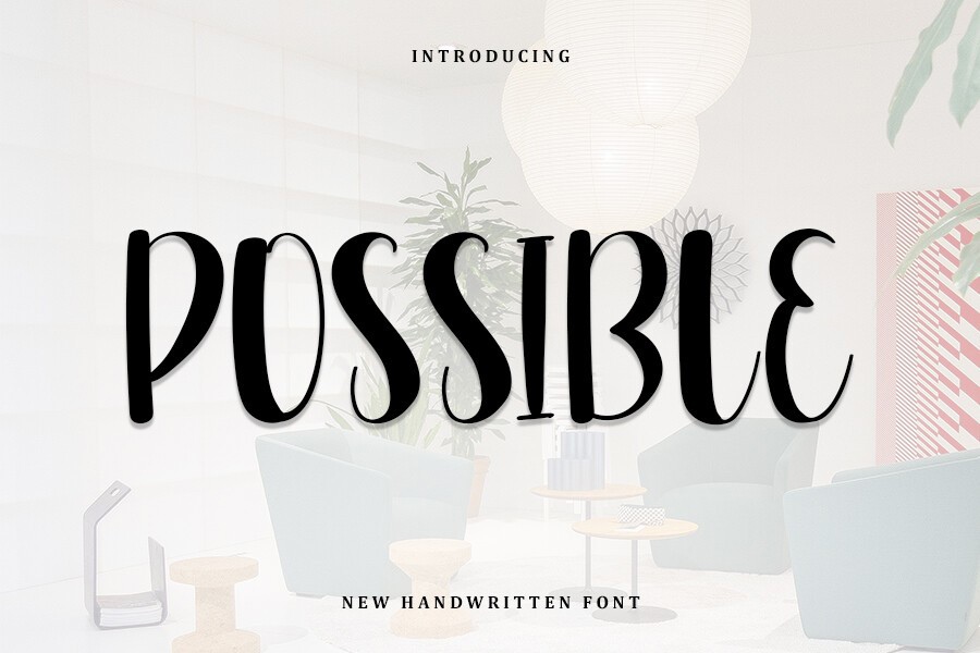 Schriftart Possible