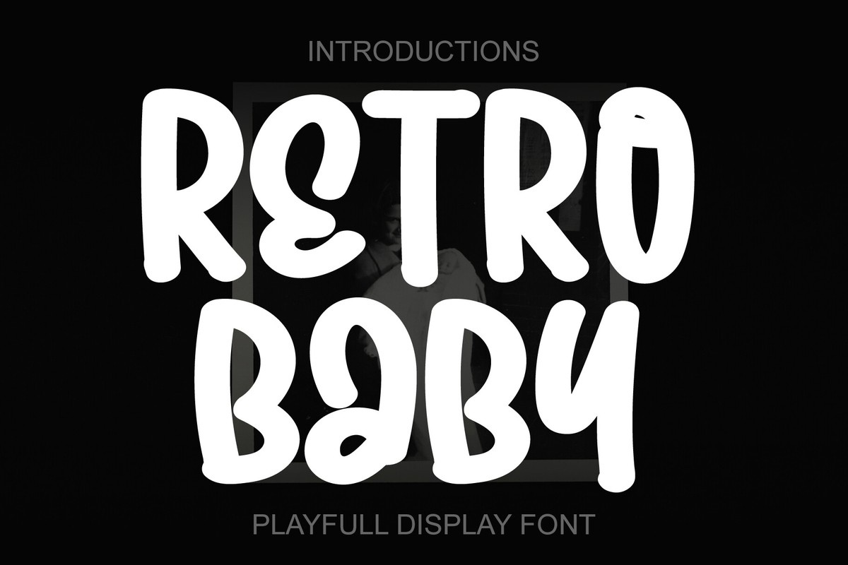 Schriftart Retro Baby