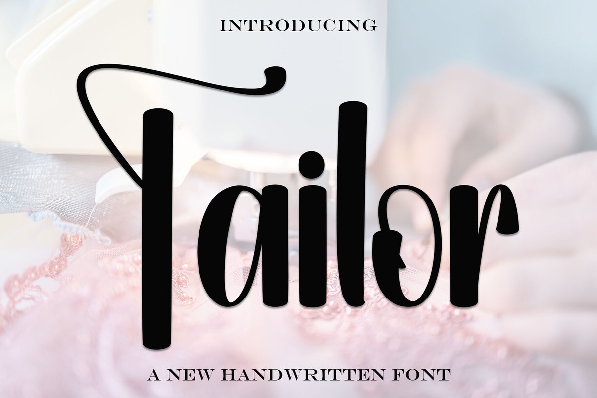 Schriftart Tailor