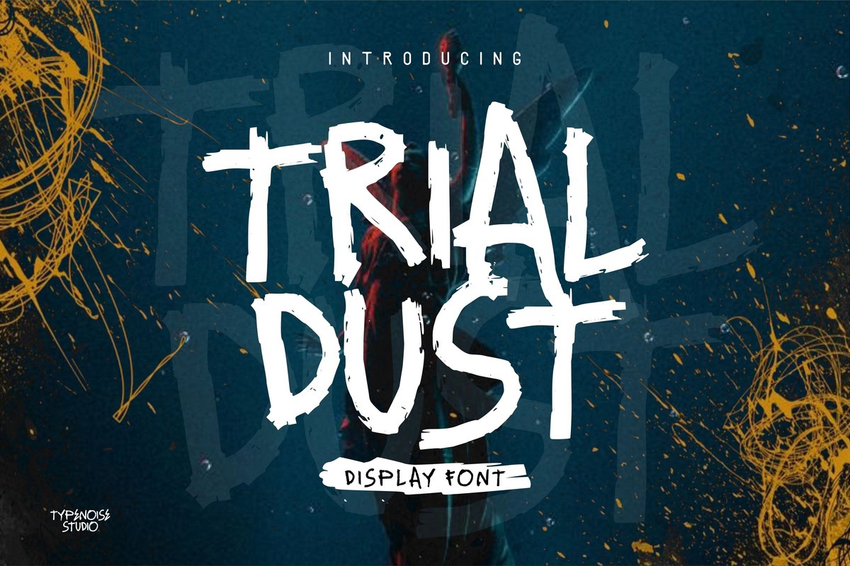 Schriftart Trial Dust