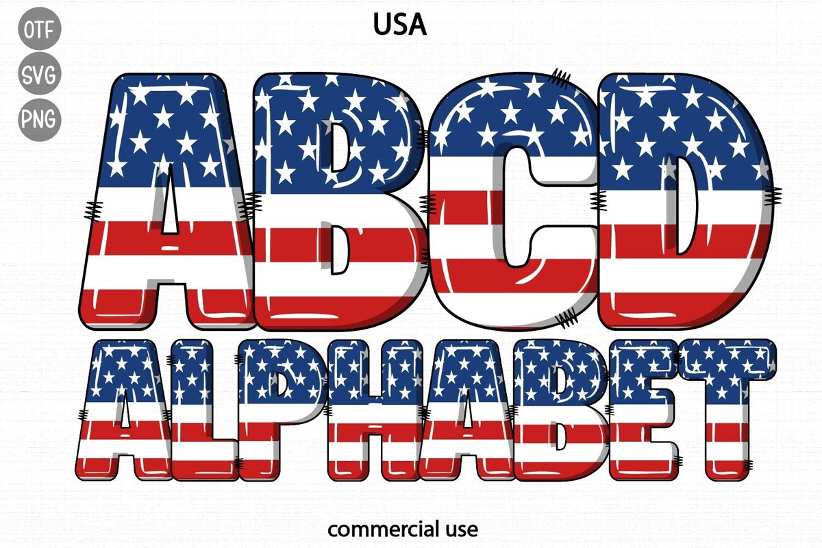 Schriftart USA