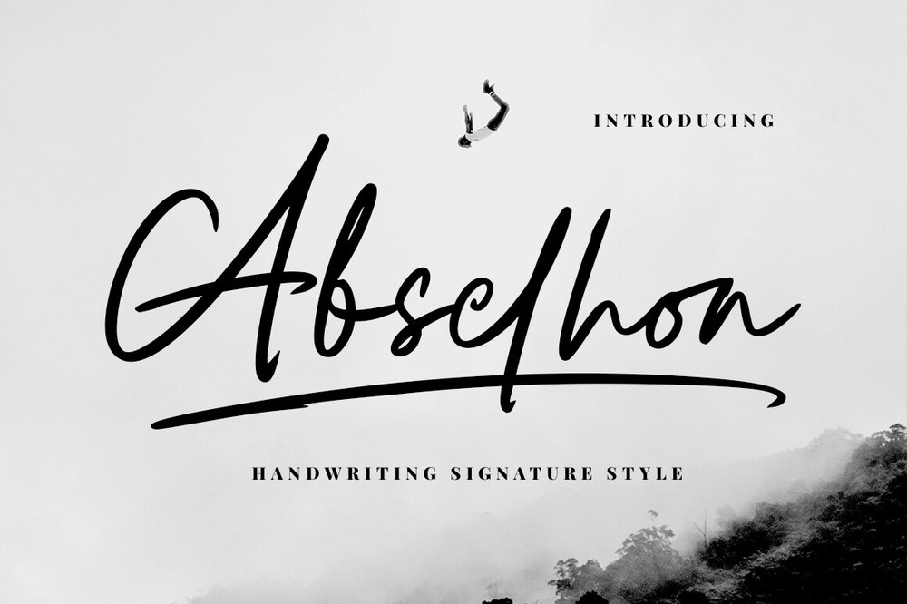 Schriftart Abselhon