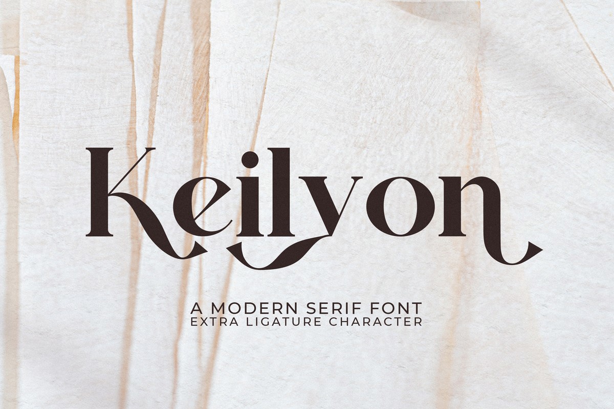 Schriftart Keilyon