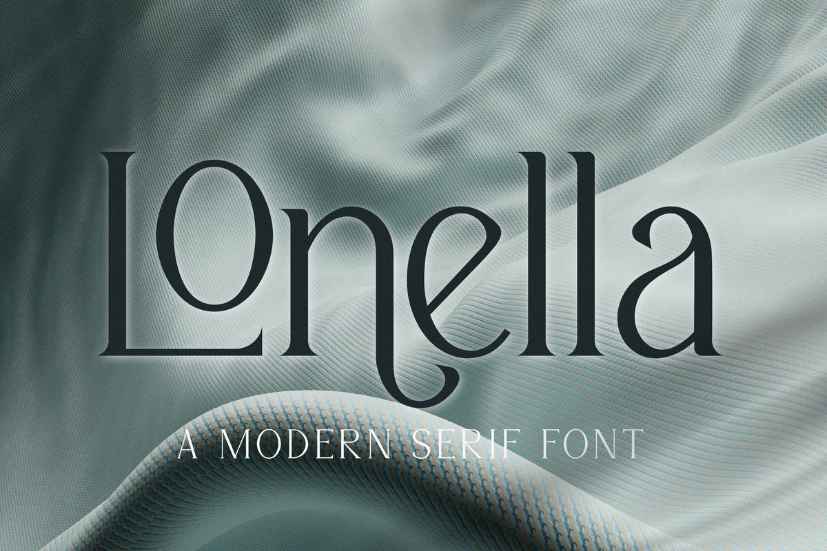 Schriftart Lonella