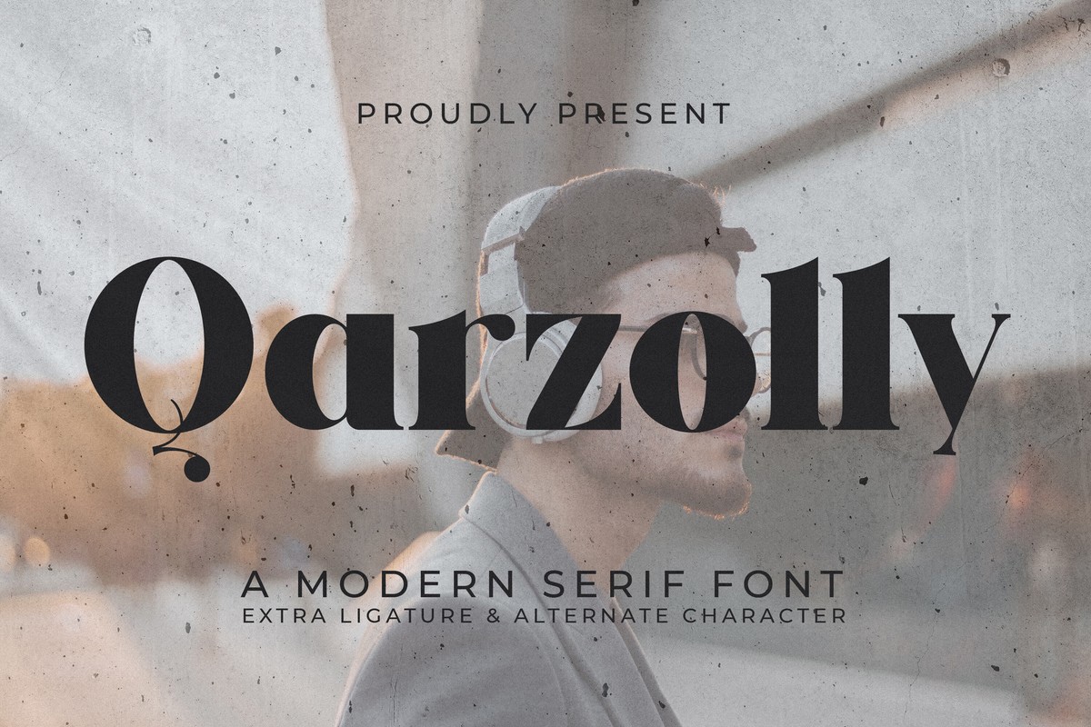 Schriftart Qarzolly