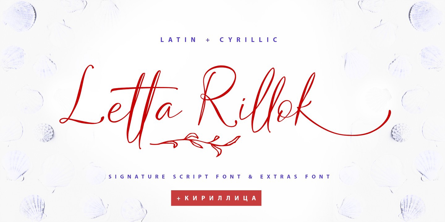 Schriftart Letta Rillok Cyrillic