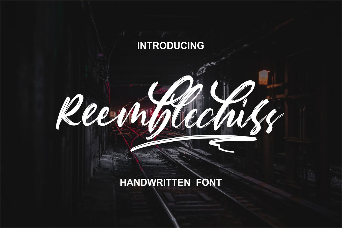 Schriftart Reemblechiss