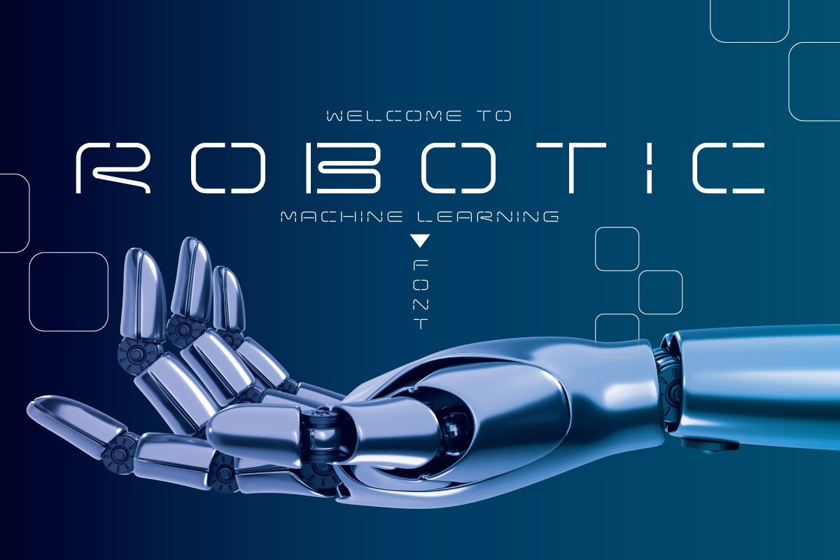 Schriftart Robotic