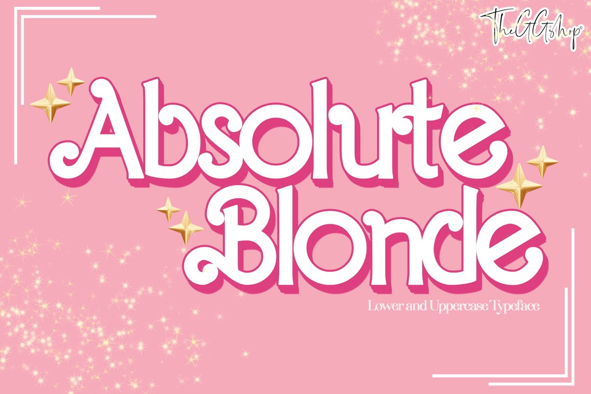 Schriftart Absolute Blonde