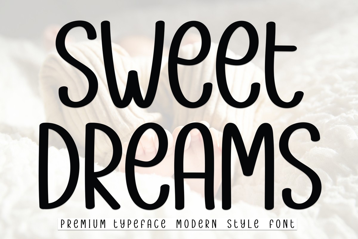 Schriftart Sweet Dreams