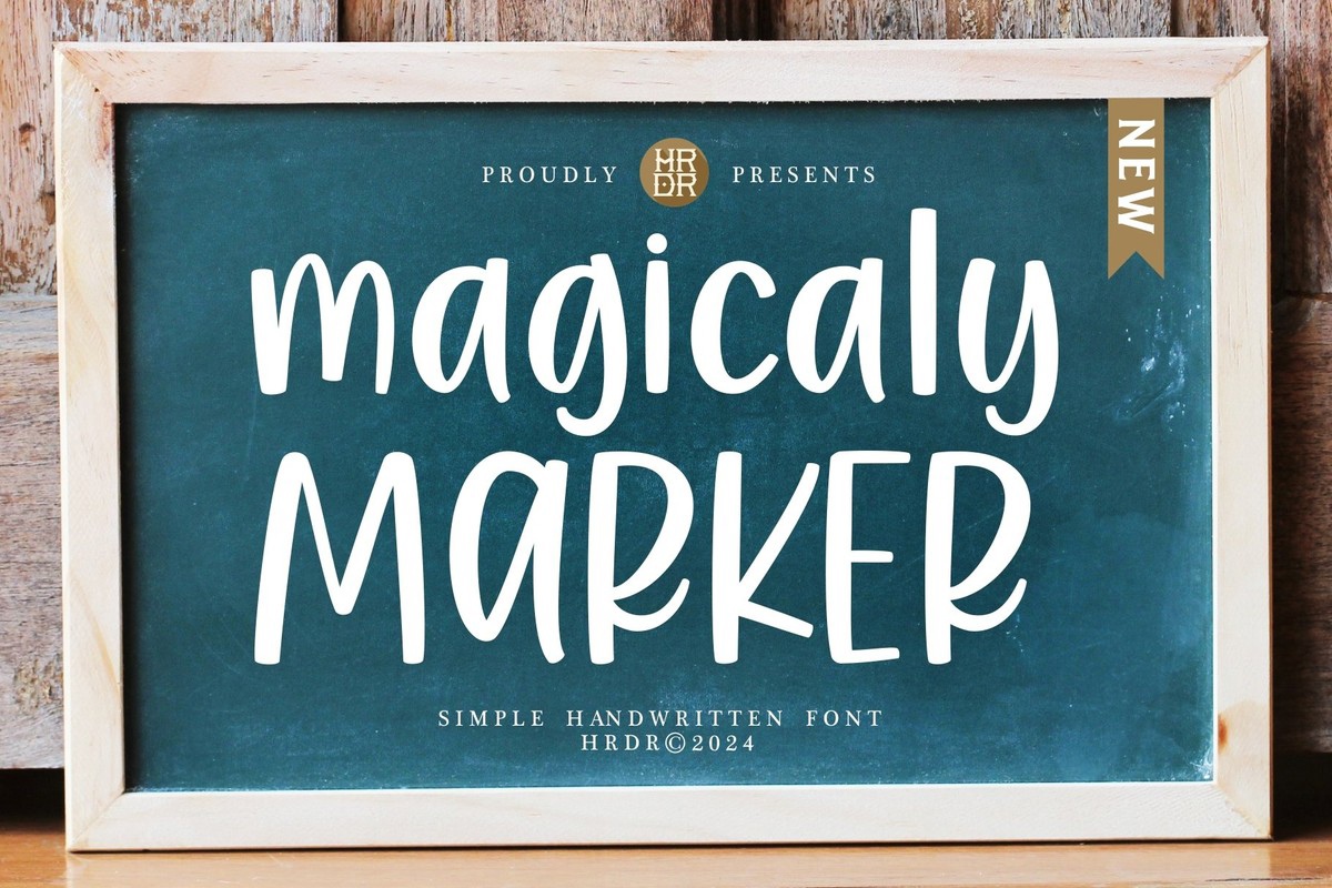 Schriftart Magicaly Marker