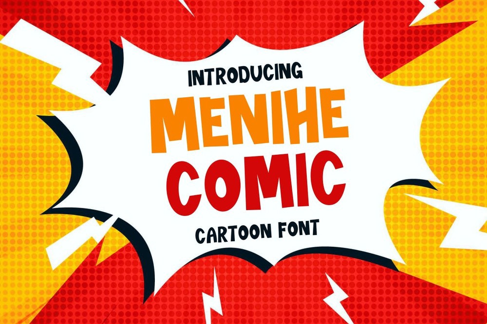 Schriftart Menihe Comic