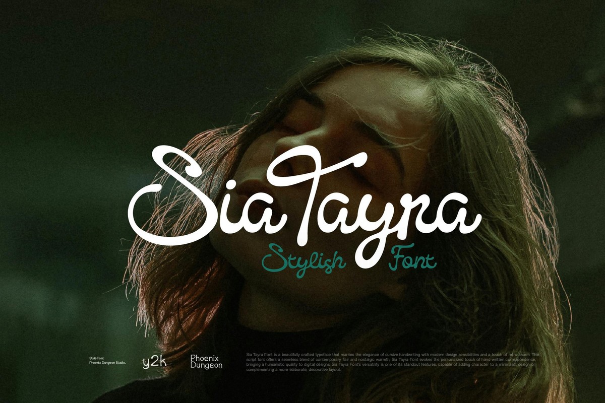 Schriftart Sia Tayra