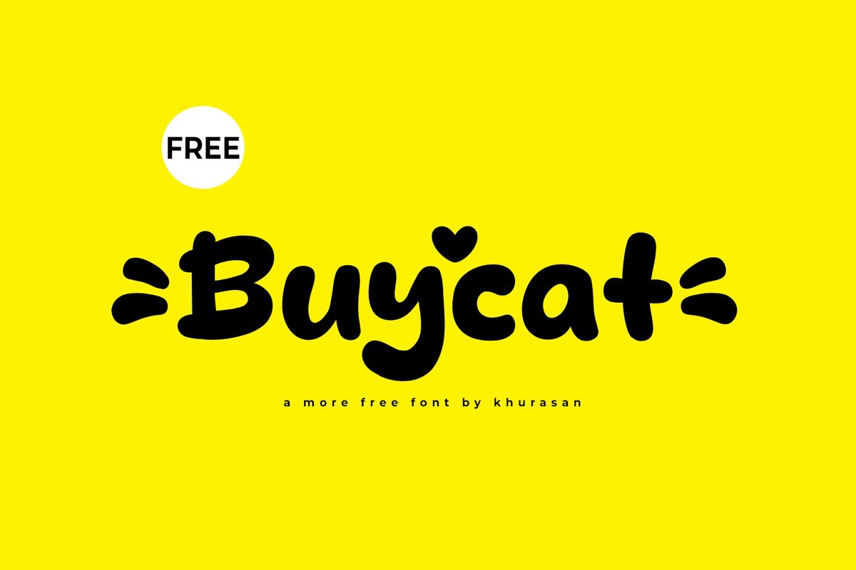 Schriftart Buycat