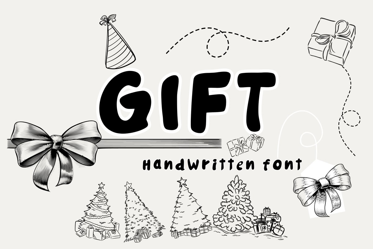 Schriftart Gift