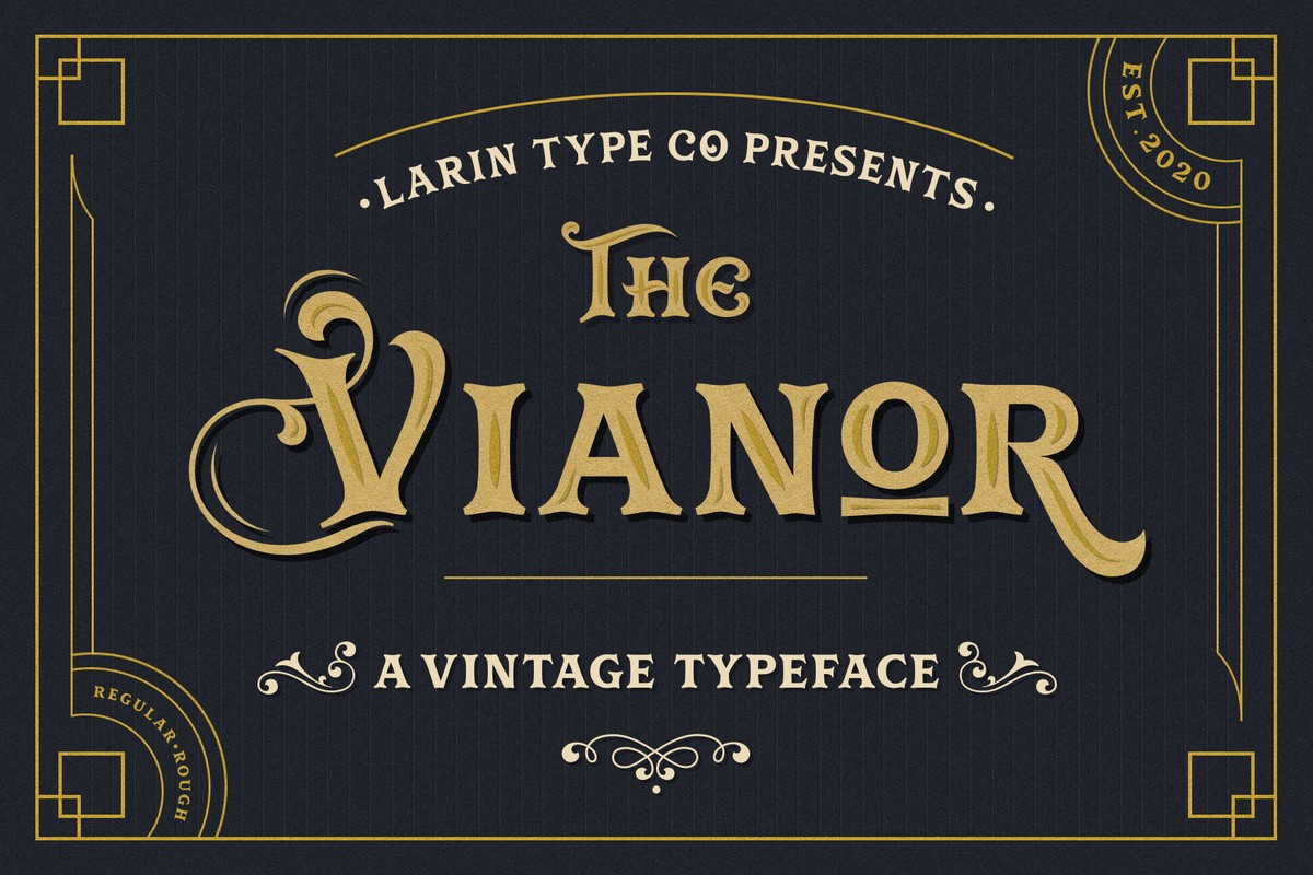 Schriftart Vianor