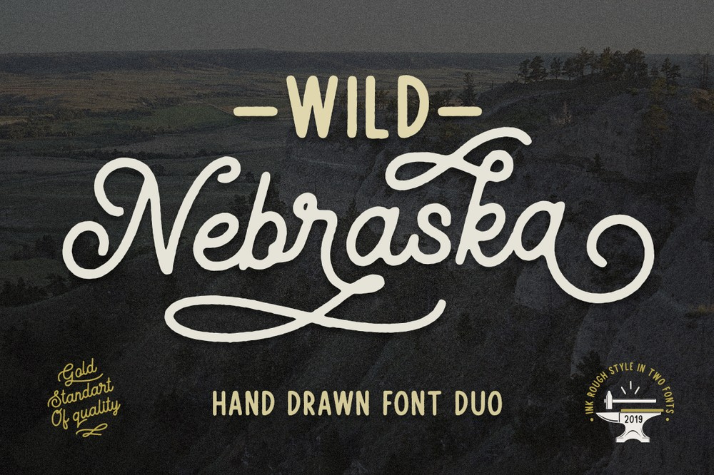 Schriftart Wild Nebraska