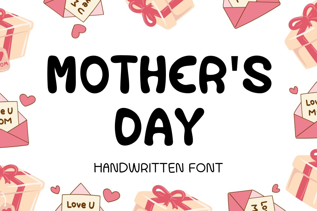 Schriftart Mother's Day