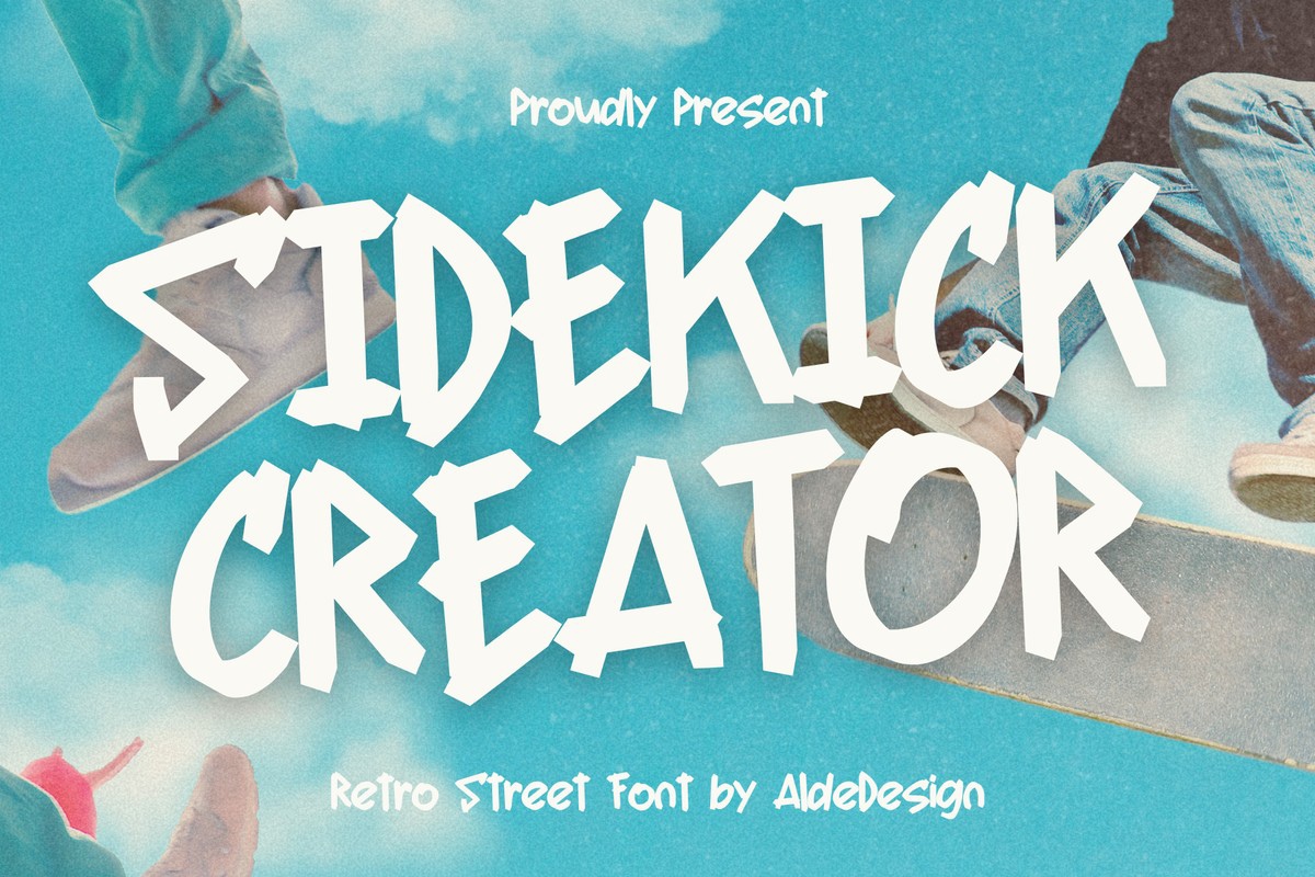 Schriftart Sidekick Creator