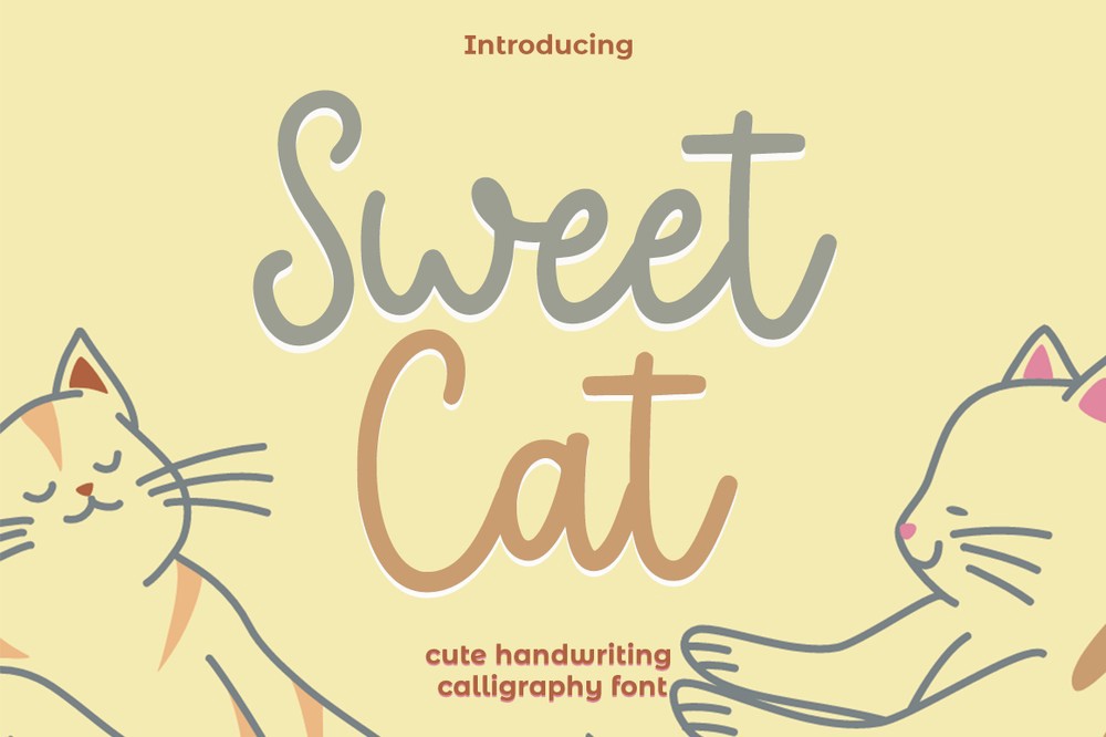 Schriftart Sweet Cat