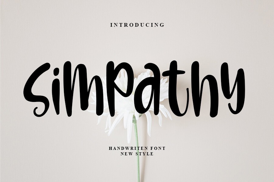 Schriftart Simpathy