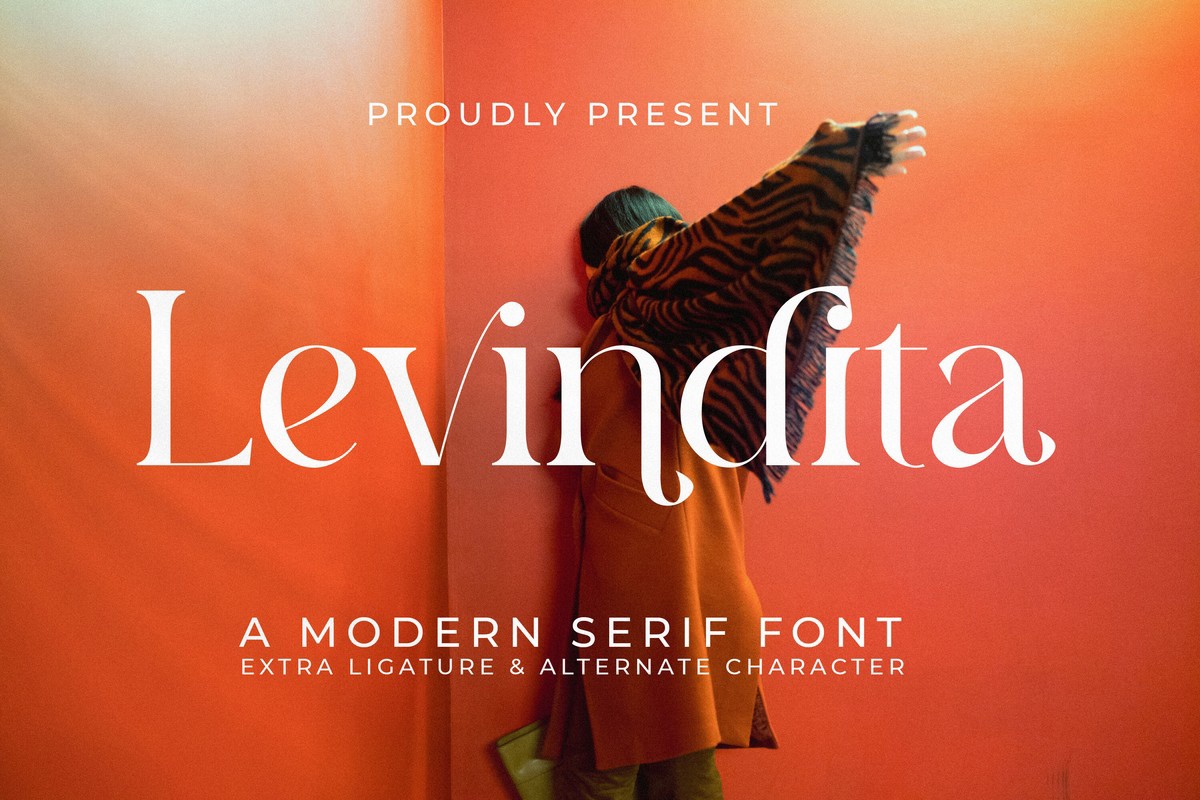 Schriftart Levindita