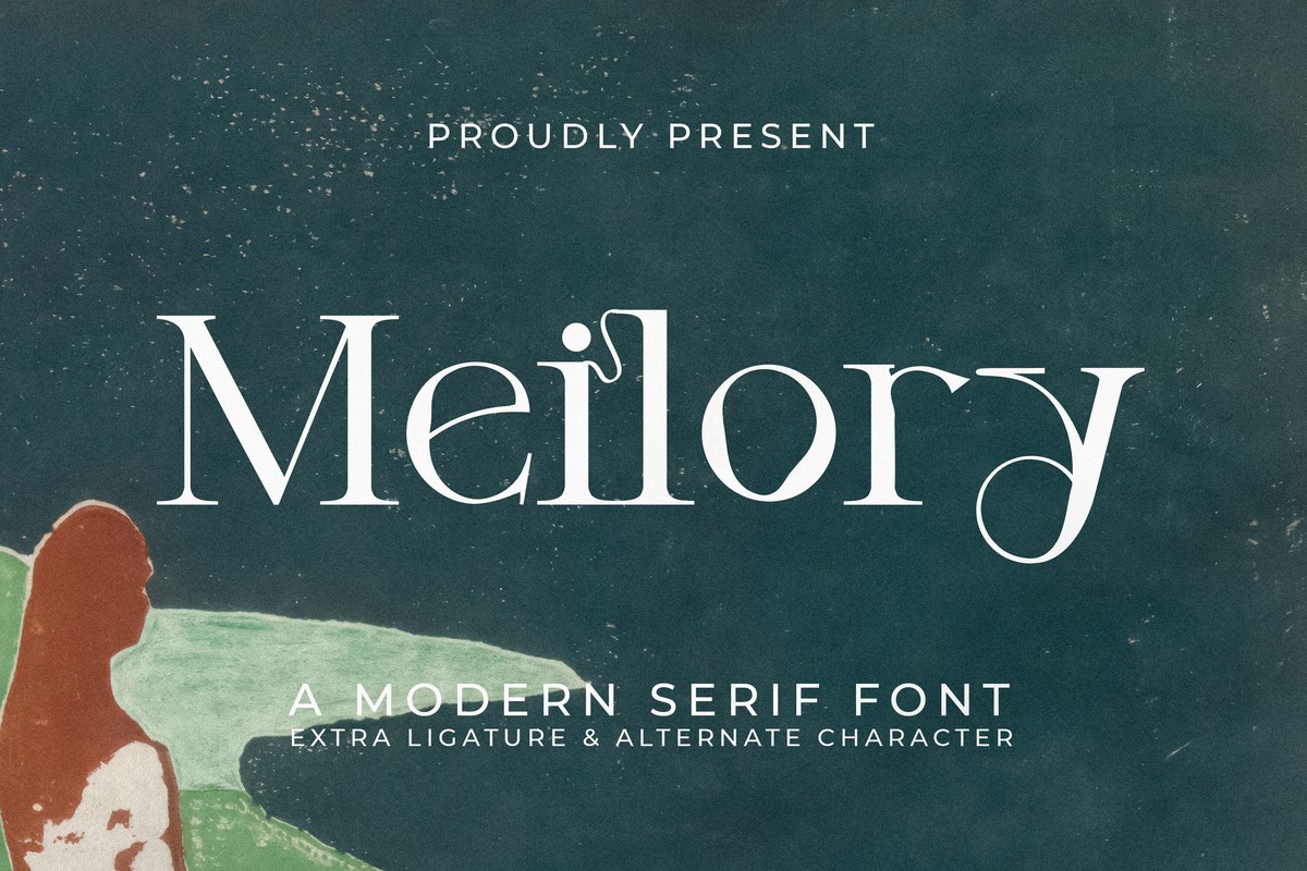 Schriftart Meilory