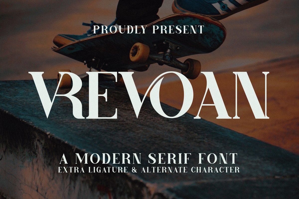 Schriftart Vrevoan