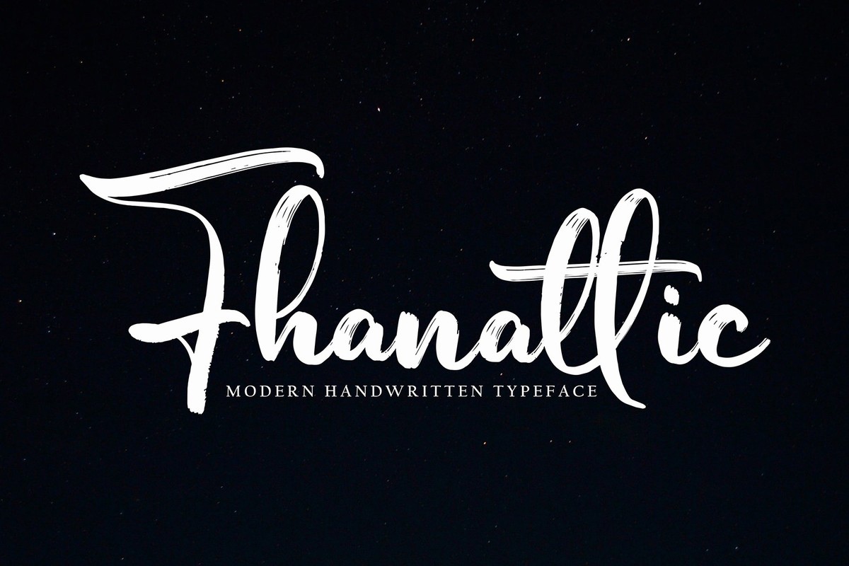 Schriftart Fhanattic