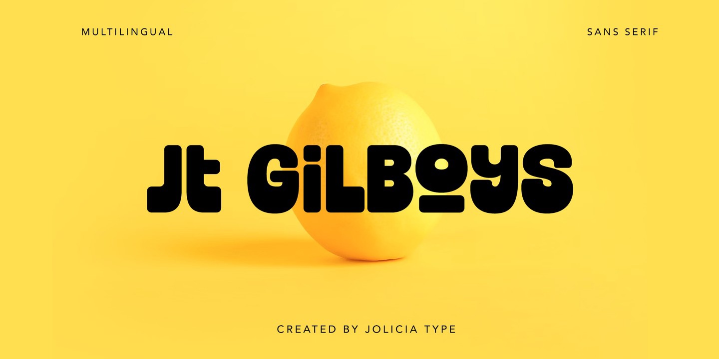 Schriftart JT Gilboys