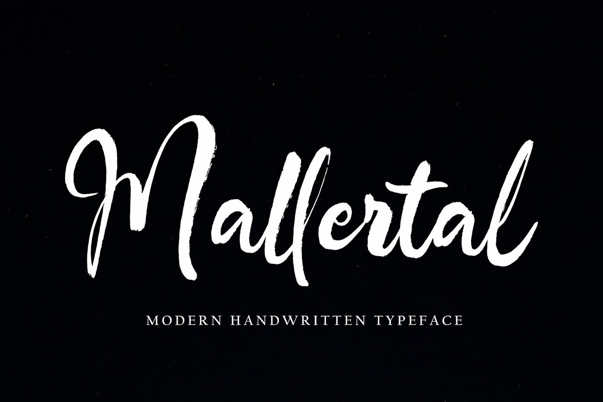 Schriftart Mallertal