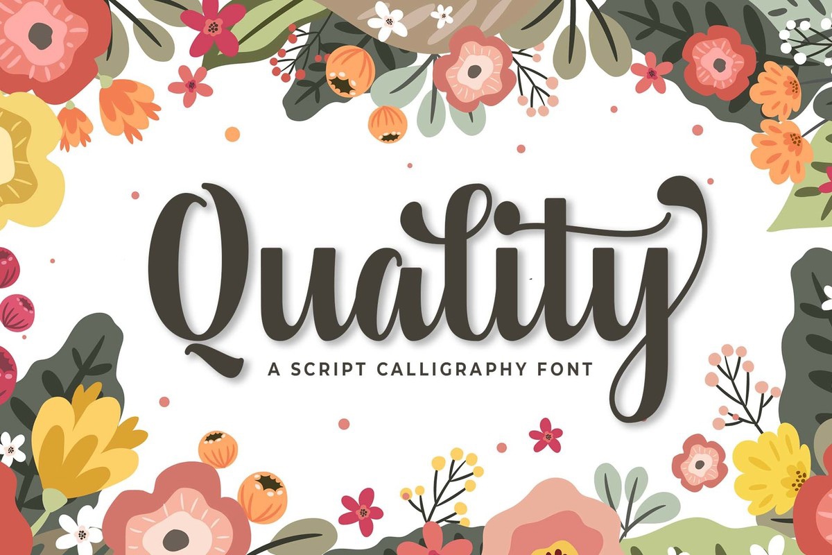 Schriftart Quality