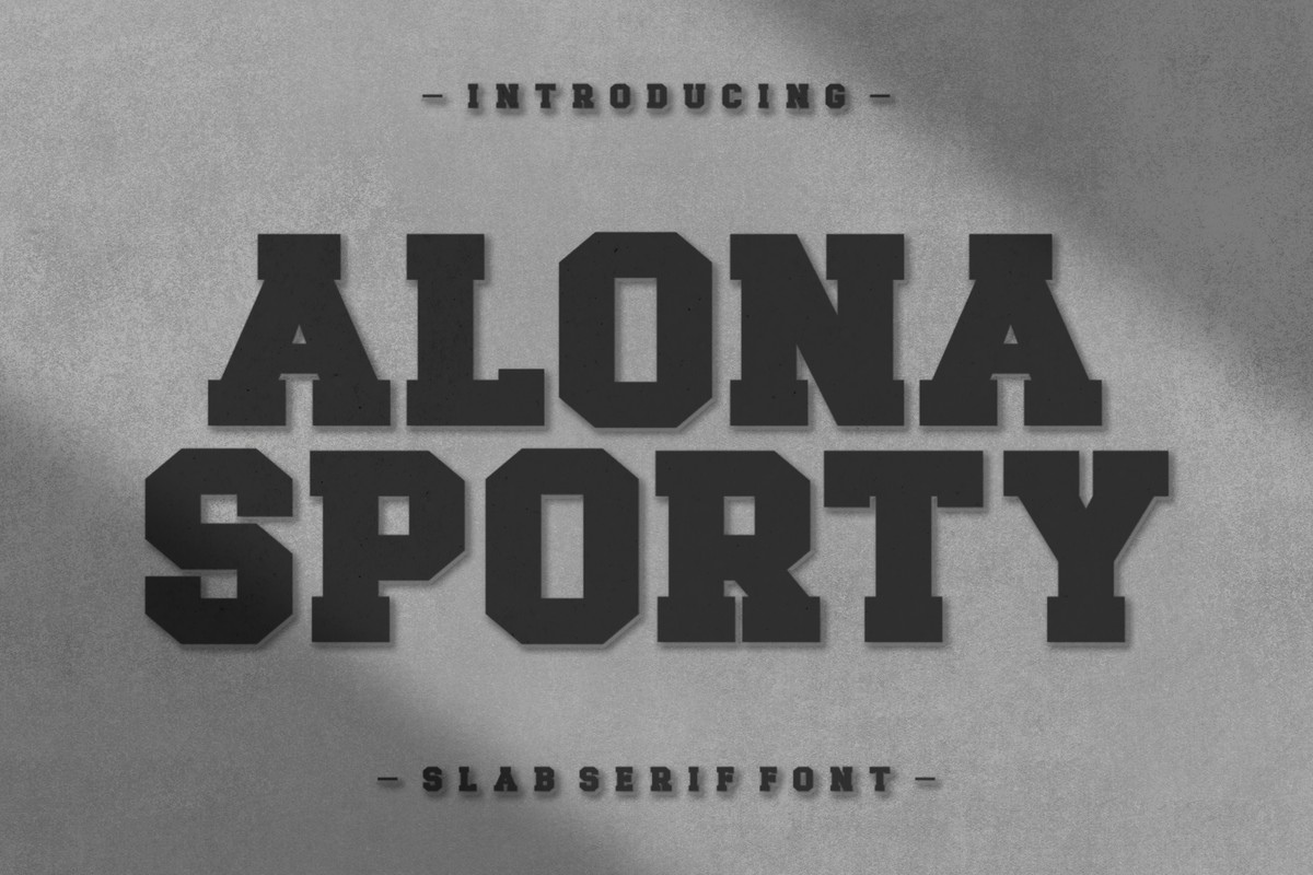 Schriftart Alona Sporty