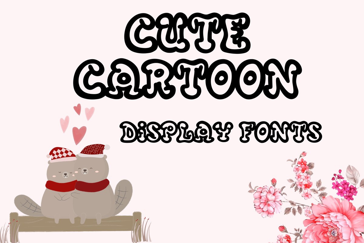 Schriftart Cute Cartoon