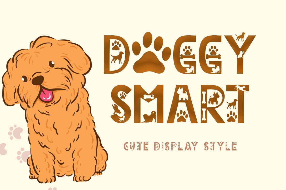 Schriftart Doggy Smart