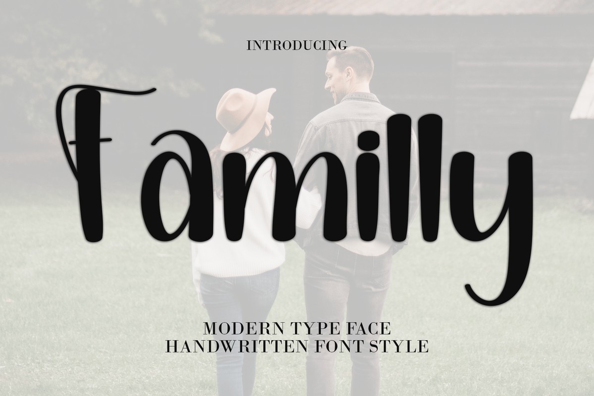 Schriftart Familly