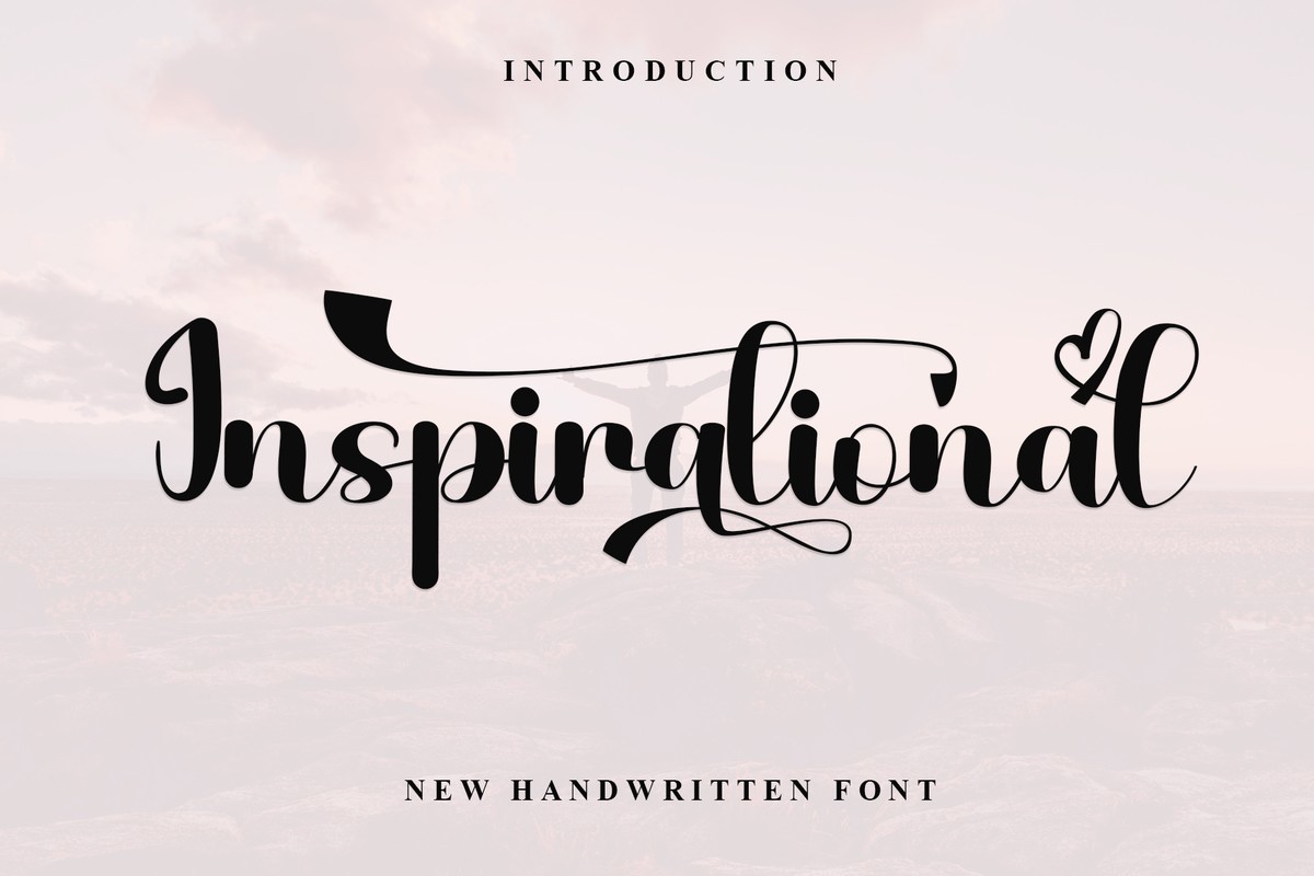 Schriftart Inspirational