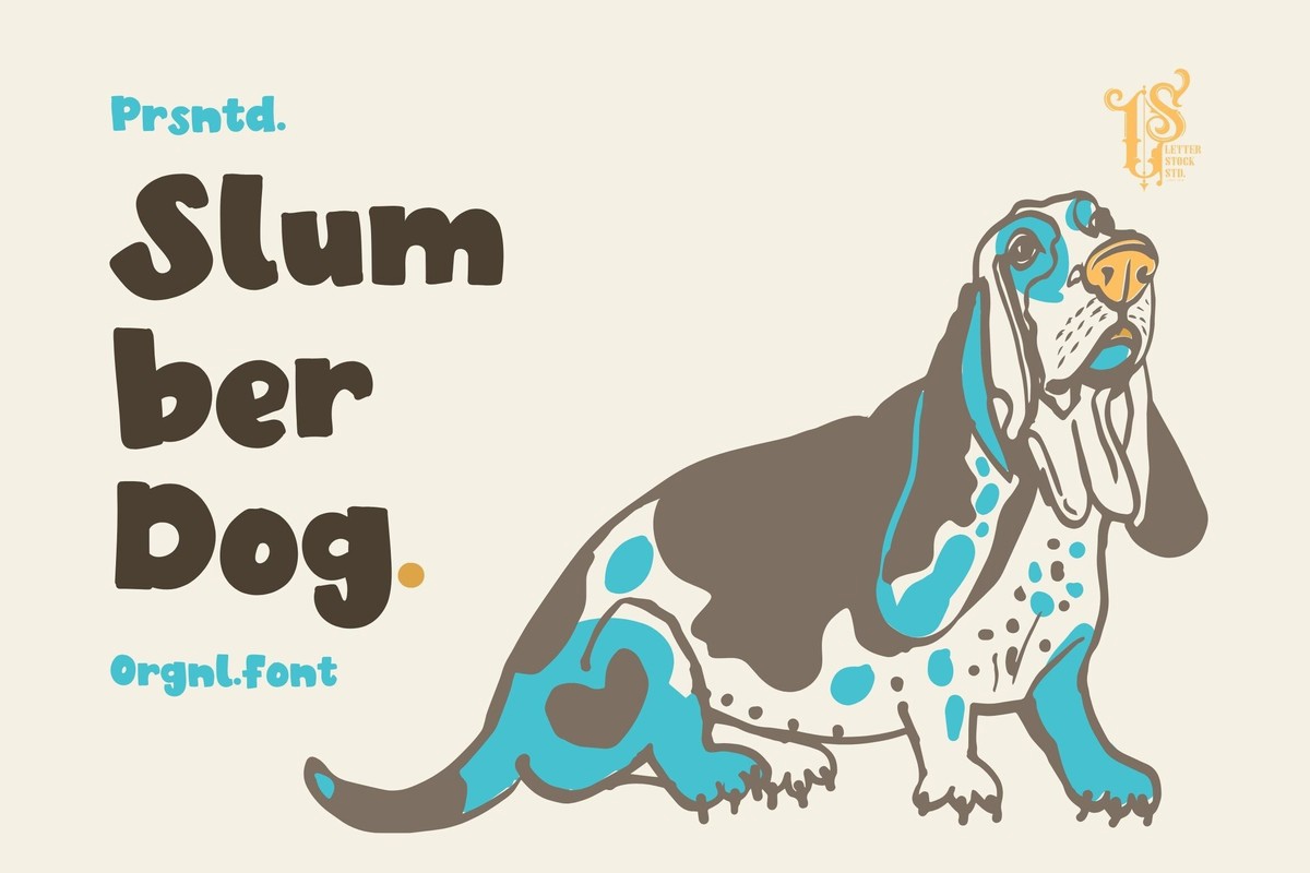 Schriftart Slumber Dog