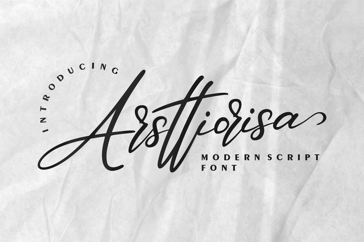 Schriftart Arsttiorisa