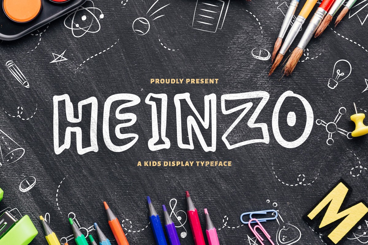 Schriftart Heinzo