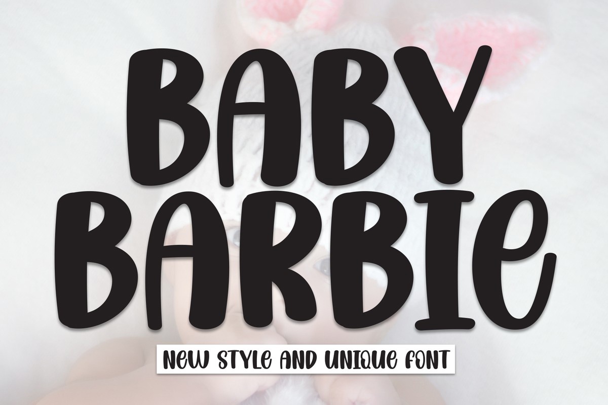 Schriftart Baby Barbie