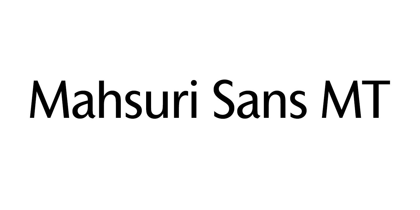 Schriftart Mahsuri Sans MT