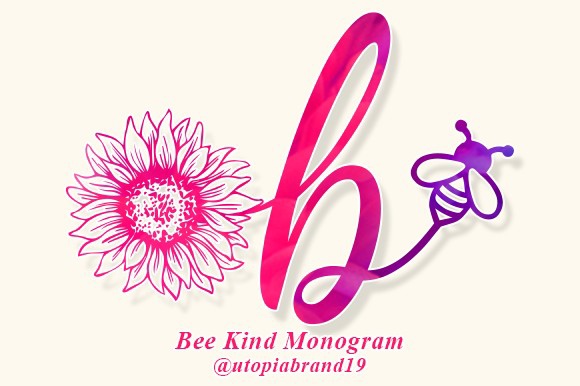 Bee Kind Monogram