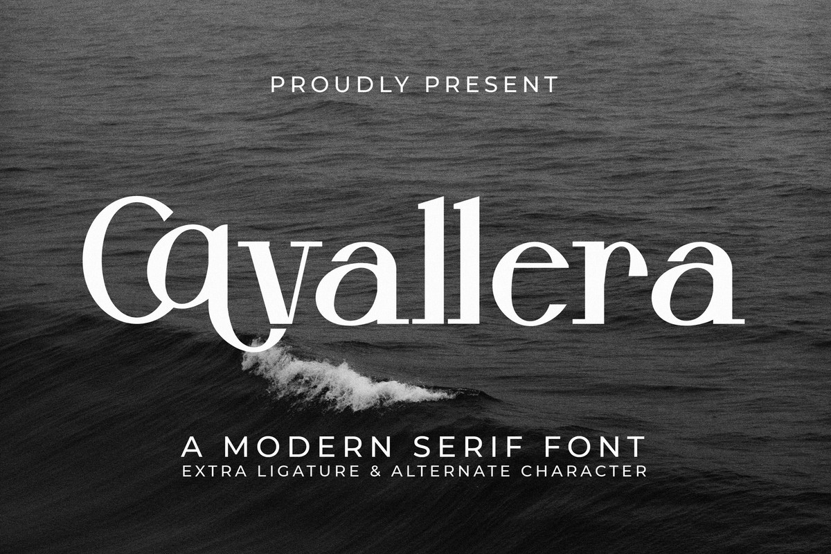 Schriftart Cavallera