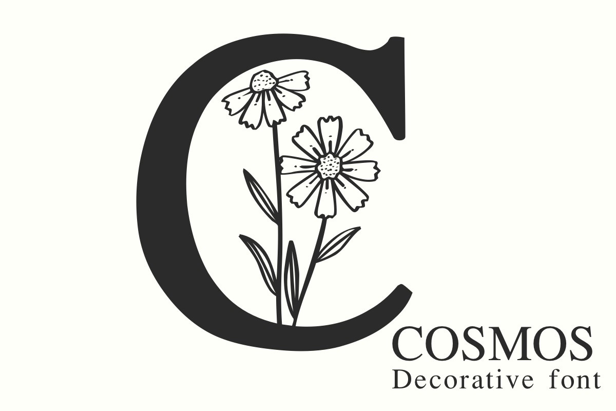 Schriftart Cosmos