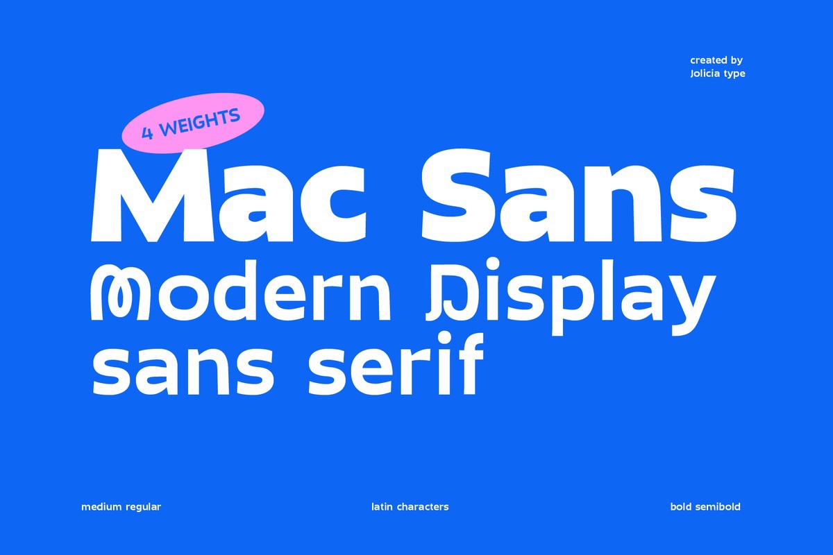 Schriftart Mac Sans