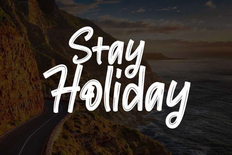 Schriftart Stay Holiday