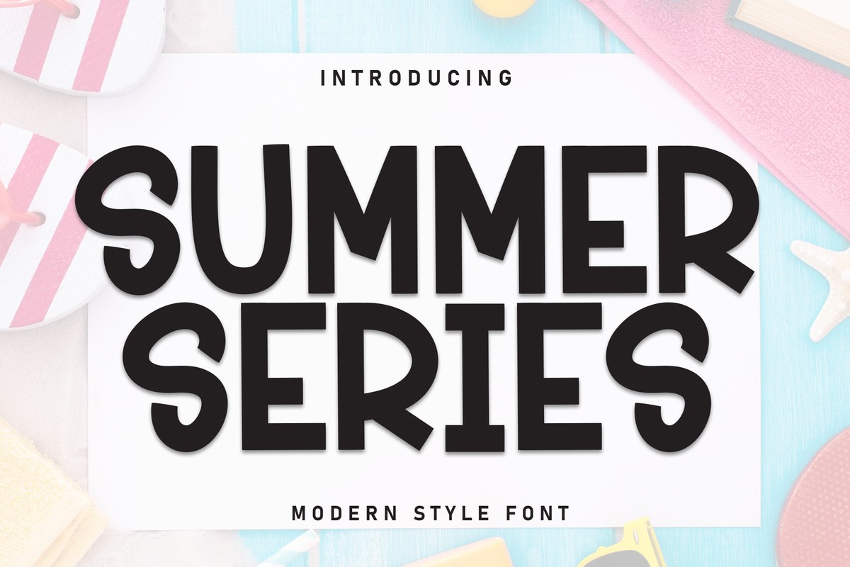 Schriftart Summer Series