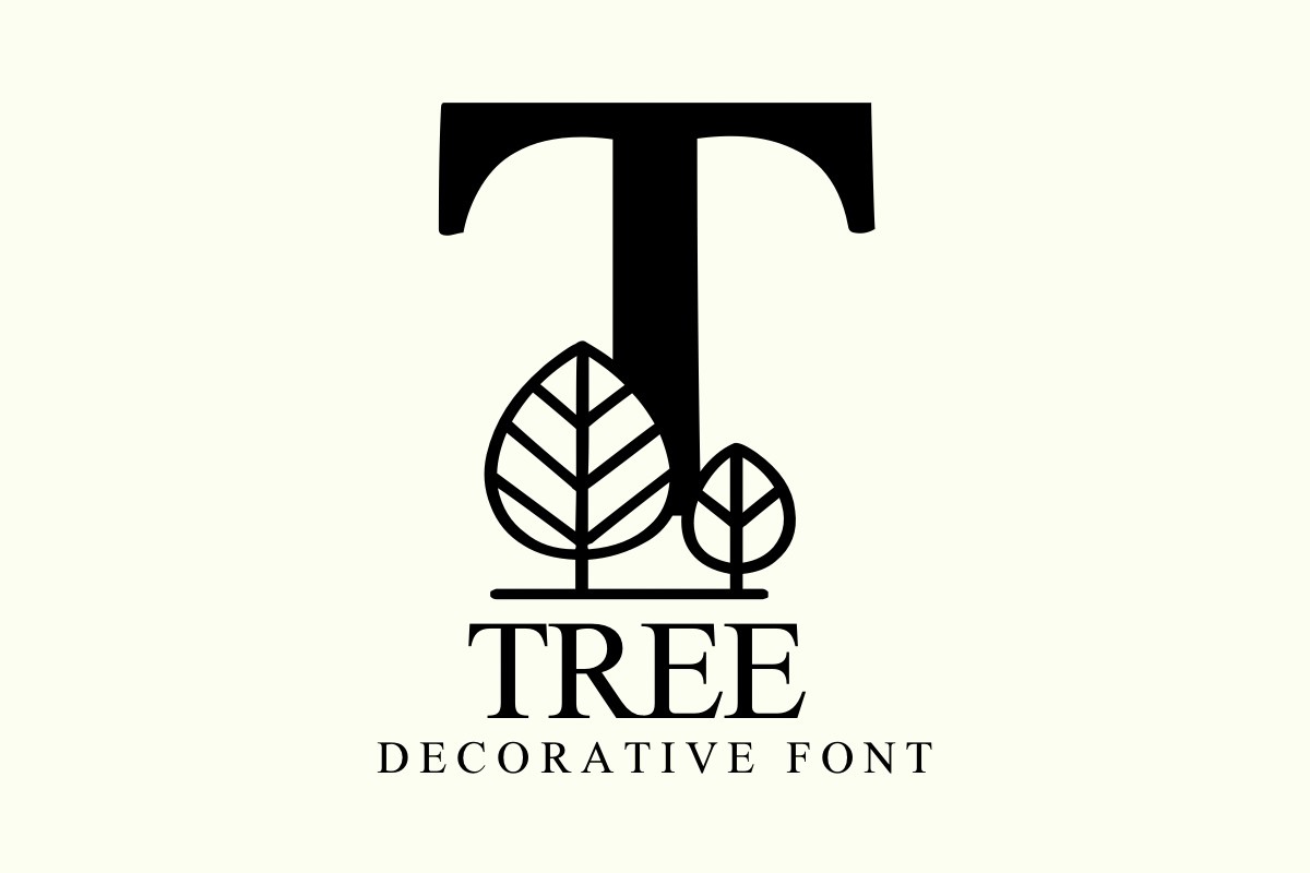 Schriftart Tree